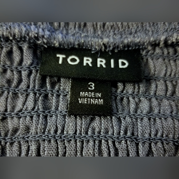 Torrid, NWOT, Linen Blend, Button Front, Crop Tank, Size 3X - Picture 2 of 6